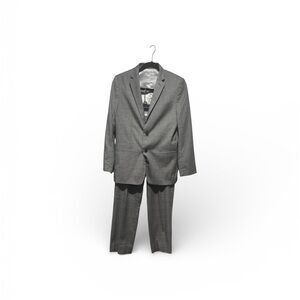 Calvin Klein Boys Classic Gray Pinstripe Men's Suit